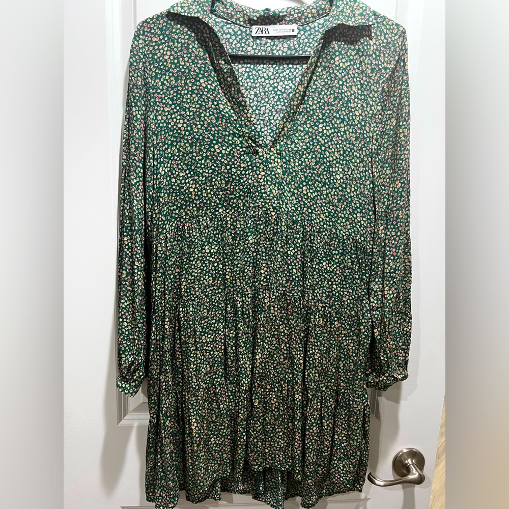 Zara XS Floral short dress